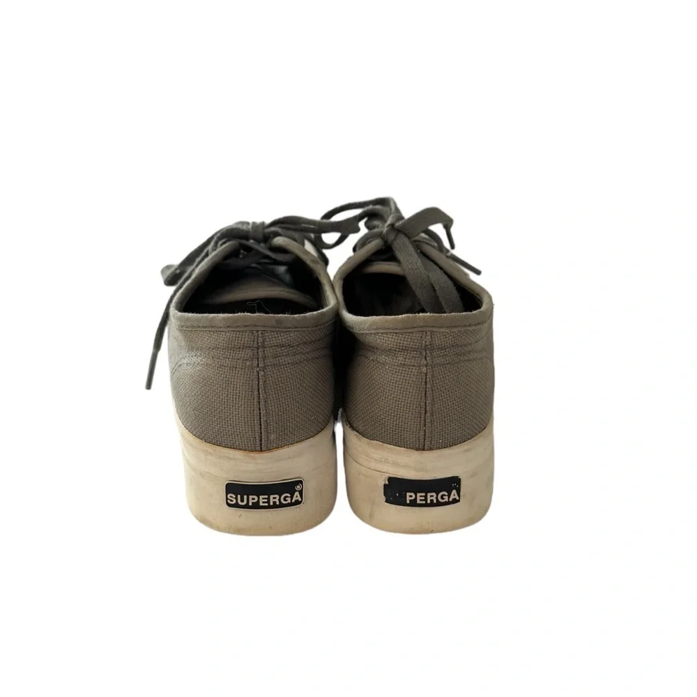 Superga 2740 Platform Sneakers, Grey, size 6 - Picture 3 of 10